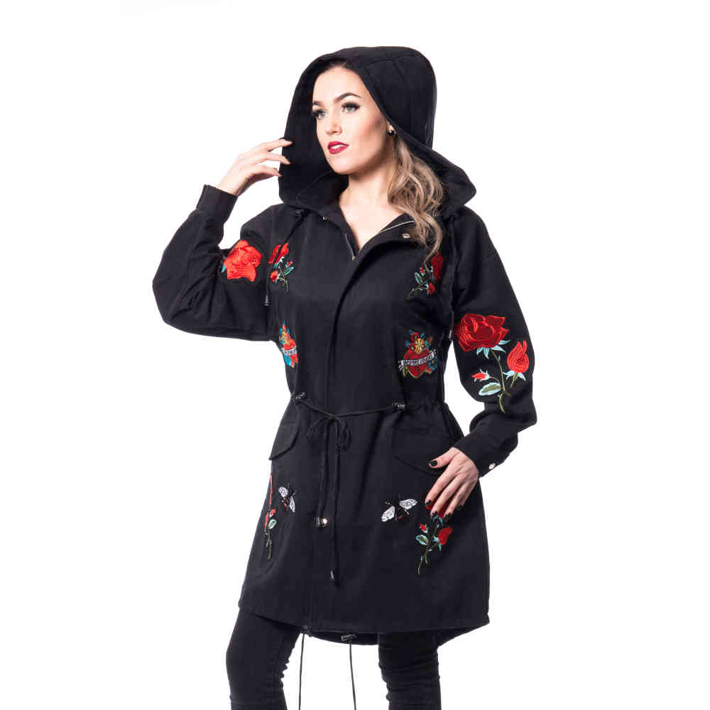 Rockabella - ROSE TOUR Manteau - Noir